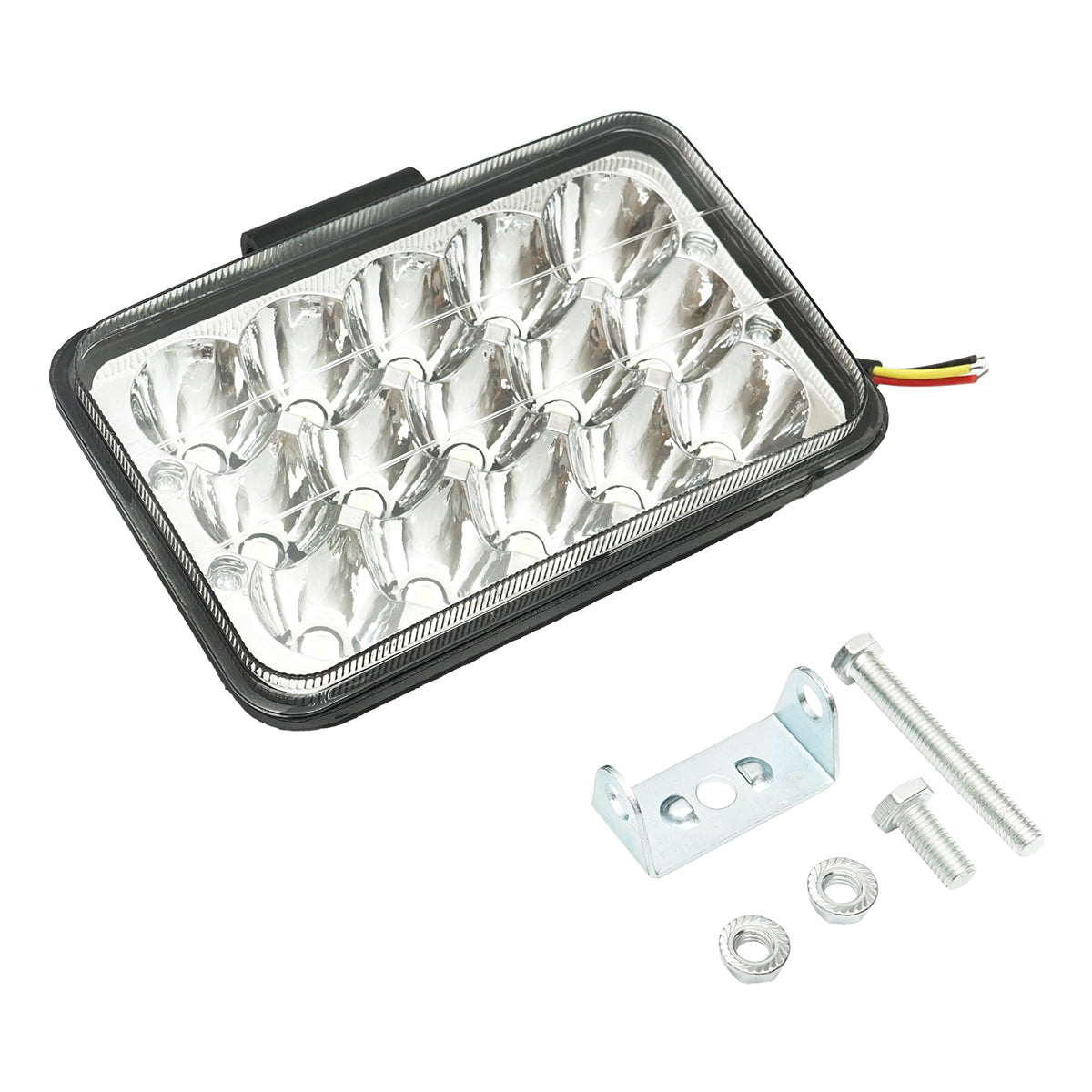 LED pracovné svetlo 15 LED, 2 režimy svietenia, 10 - 30V, 45W, uhol svietenia 30°