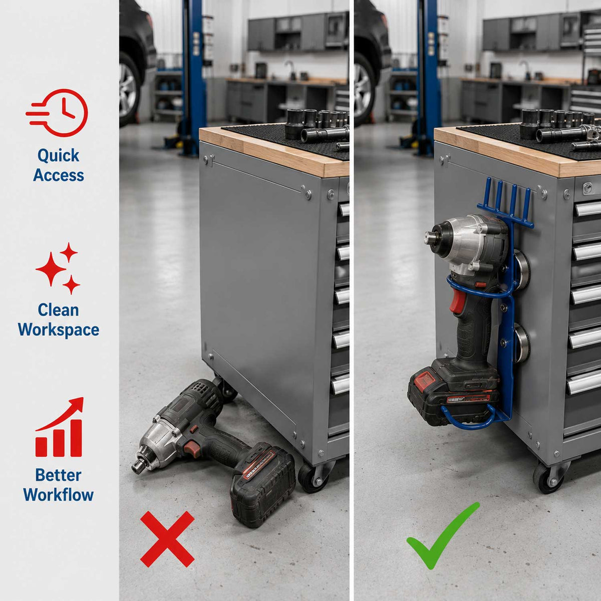 Magnetický držiak na pneumatické náradie Gebo Tools