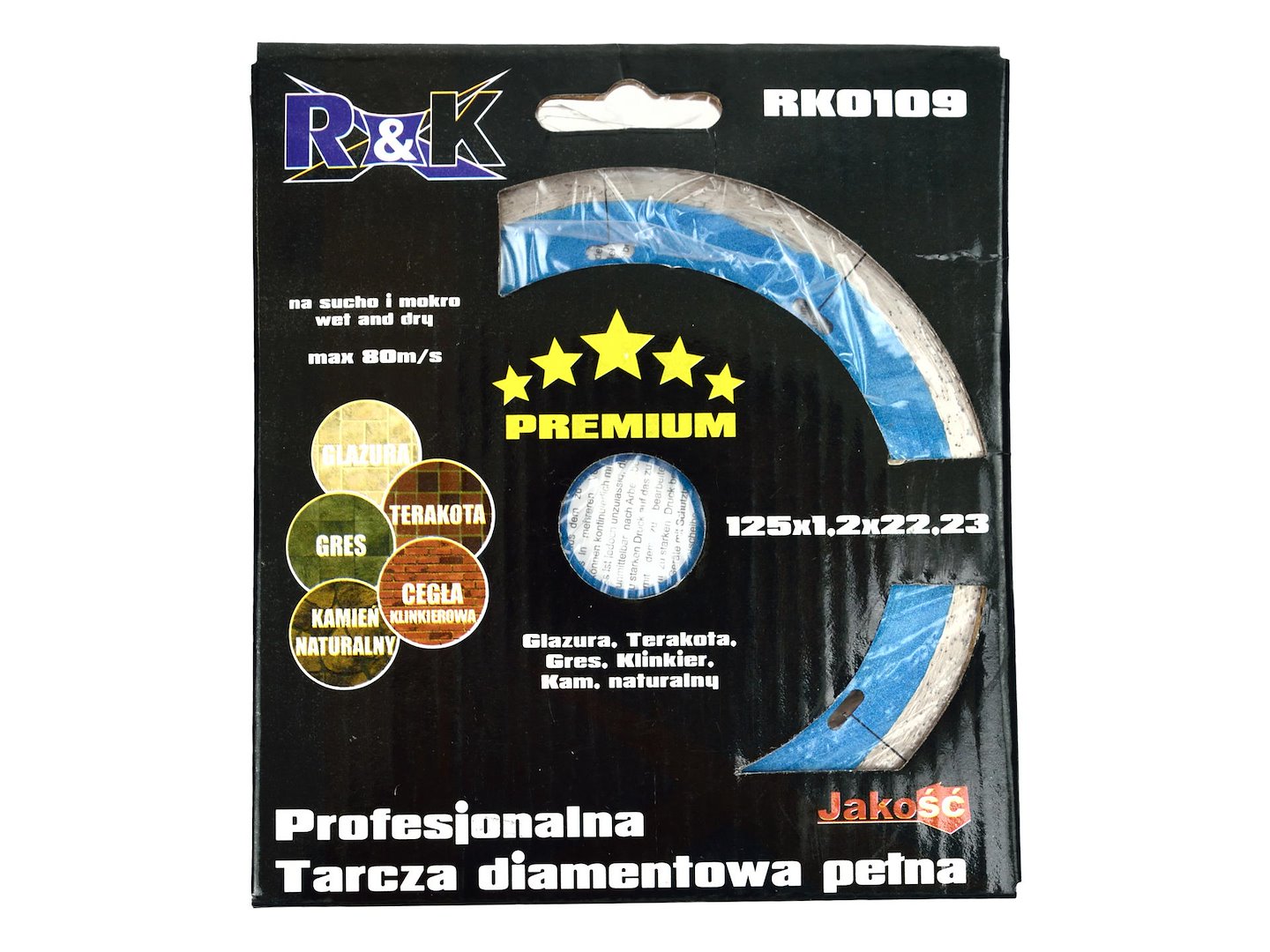 Diamantový kotúč R&K PREMIUM 125mm x 5 x 1,4 x 22,2mm