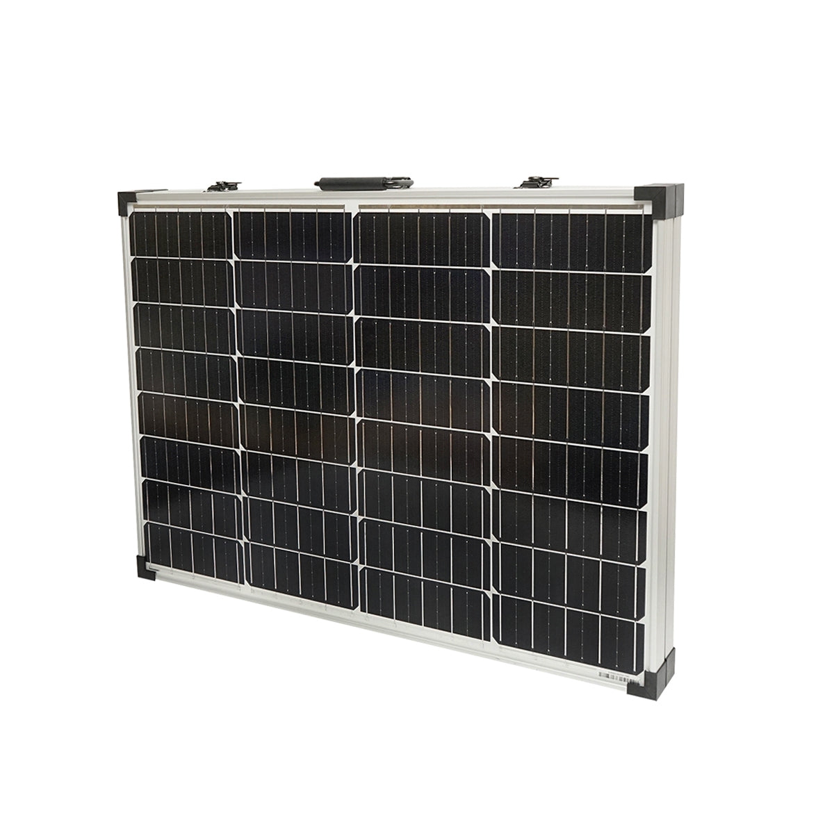 Prenosný monokryštalický fotovoltický solárny panel 145W, kufríkový, s regulátorom napätia 12/24V, 20 Ah a 2 USB Breckner Germany