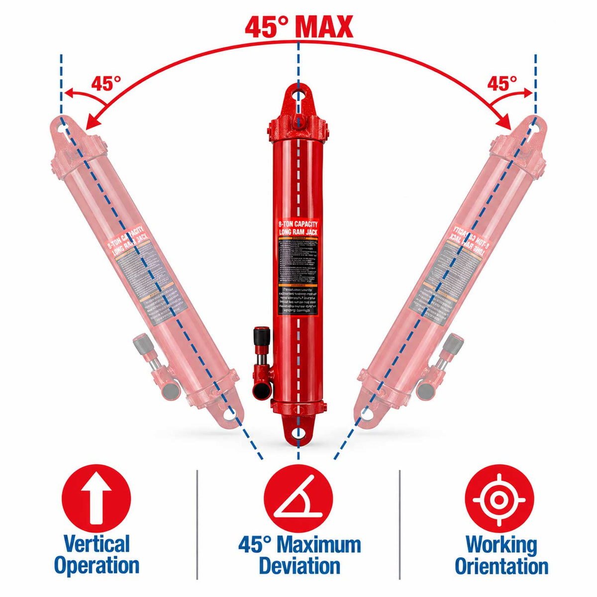 Hydraulický piest pre žeriav 8t, Gebo Tools