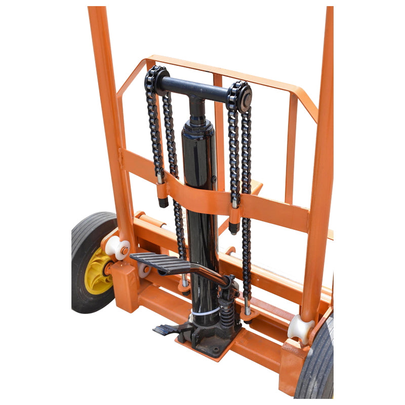 Transportný vozík s hydraulickým zdvihom, nosnosť 150kg, zdvih 900mm