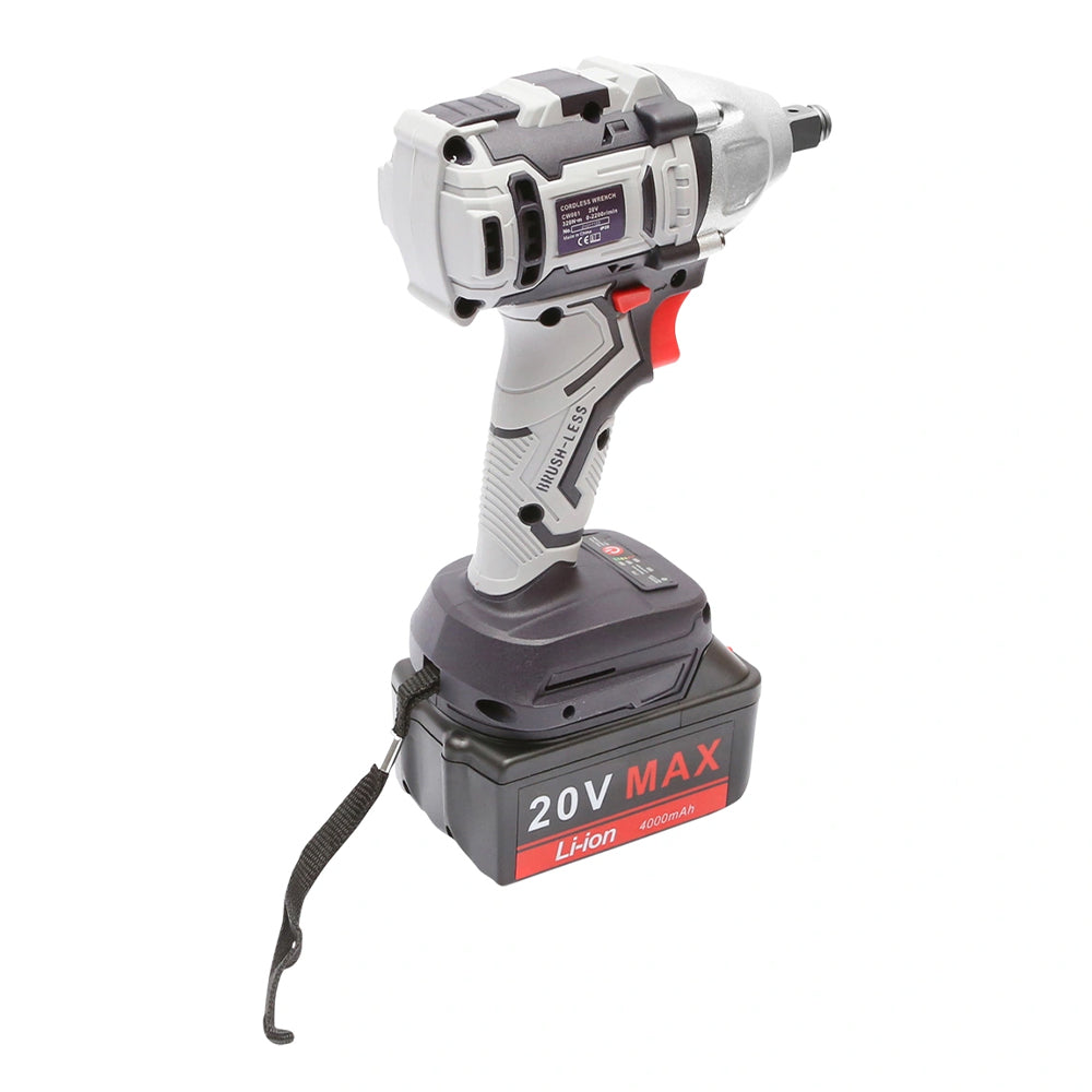 Rázový uťahovák bezuhlíkový s akumulátorom 20V 4000mAh 320Nm