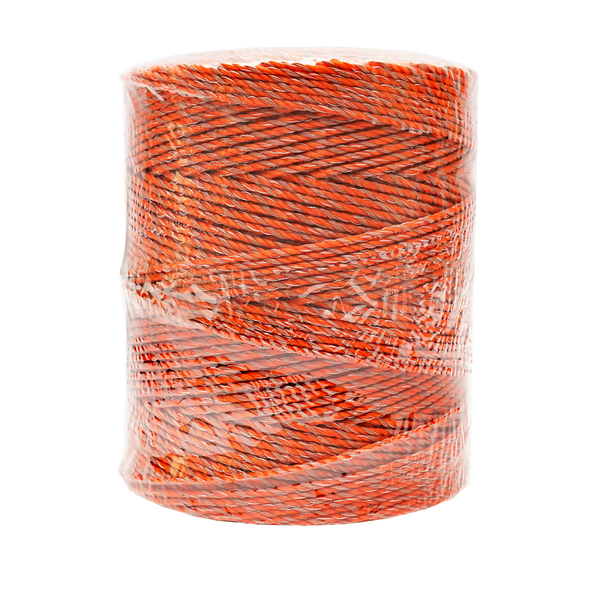 Vodivé lanko na elektrický ohradník oranžovo-hnedé Ø3mm, kovová vložka 5 × 0,2mm SS, odpor 4,5Ω/m, 500m Thor
