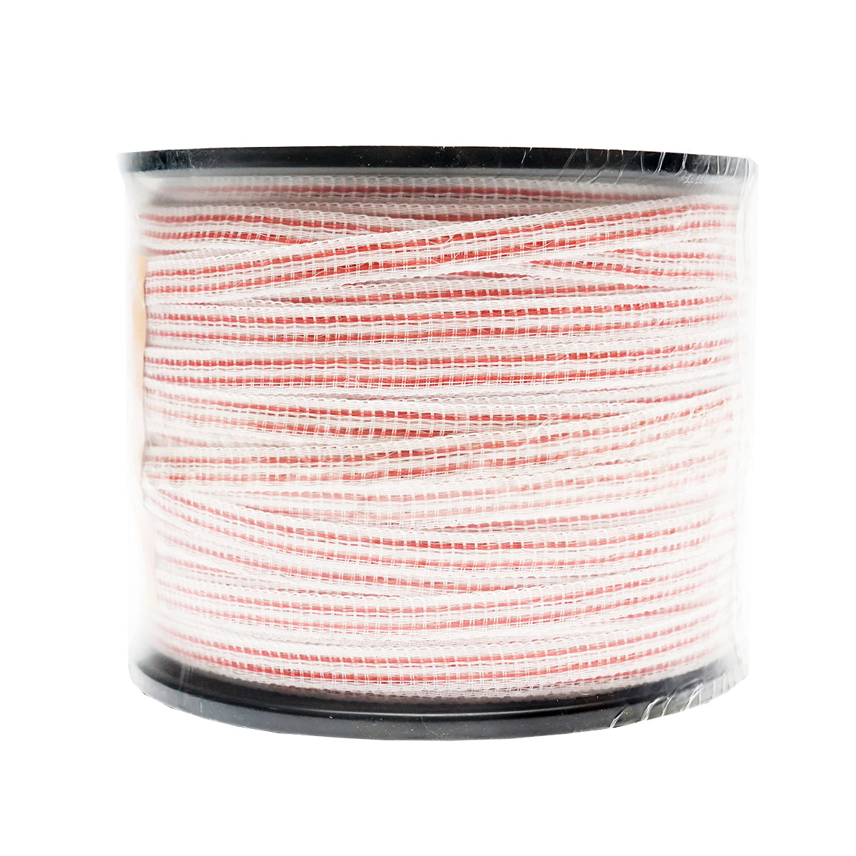 Páska na elektrický ohradník červeno-biela 10mm, kovová vložka 4 × 0,16mm SS, odpor 13Ω/m, návin 250m Thor