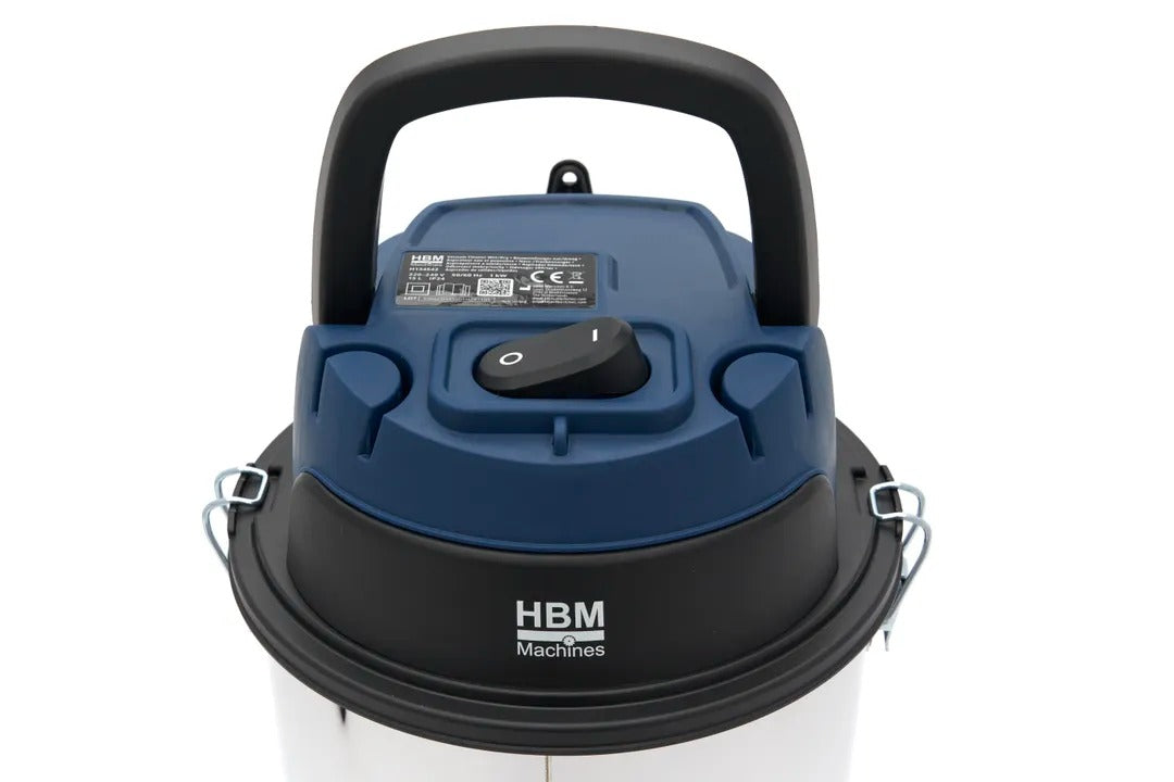 Profesionálny vysávač na suhé a mokré vysávanie, 1000W, 15l, kompaktný a tichý HBM