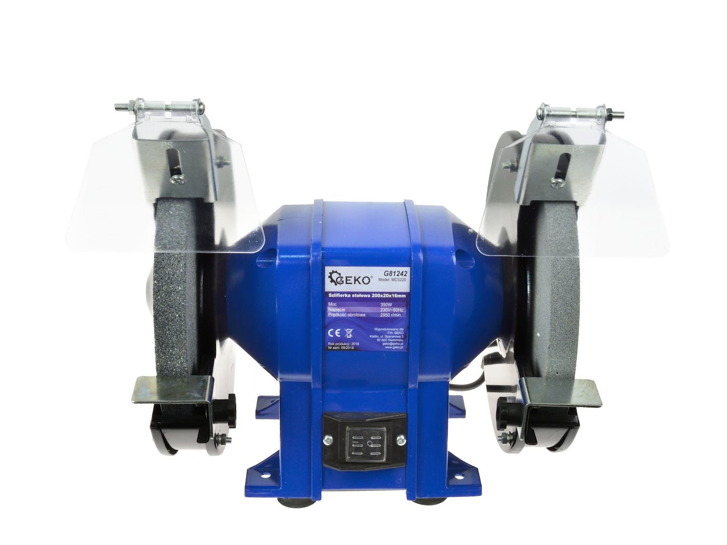 Stolová brúska 350W, 200 x 20 x 16mm Geko