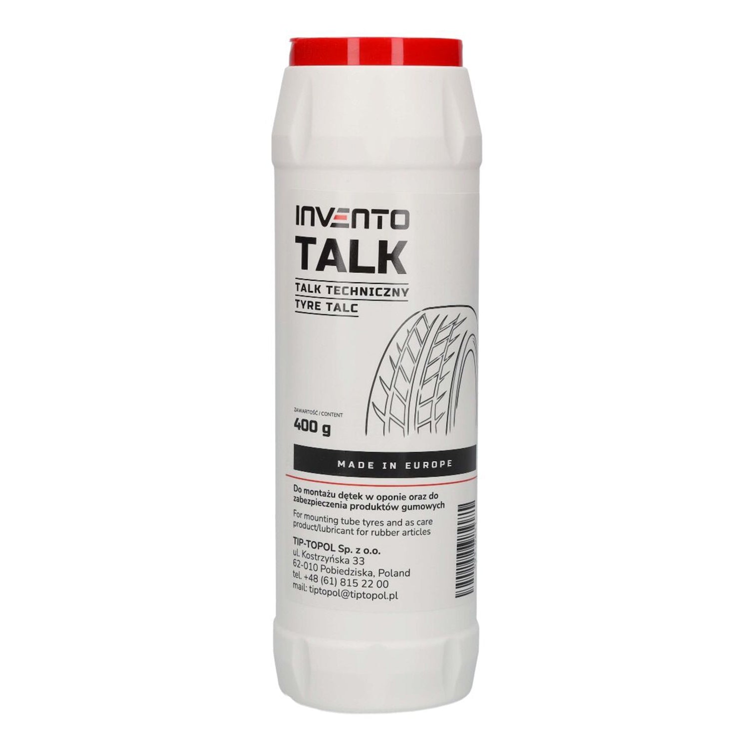 Práškový mastenec na pneumatiky 400g Invento