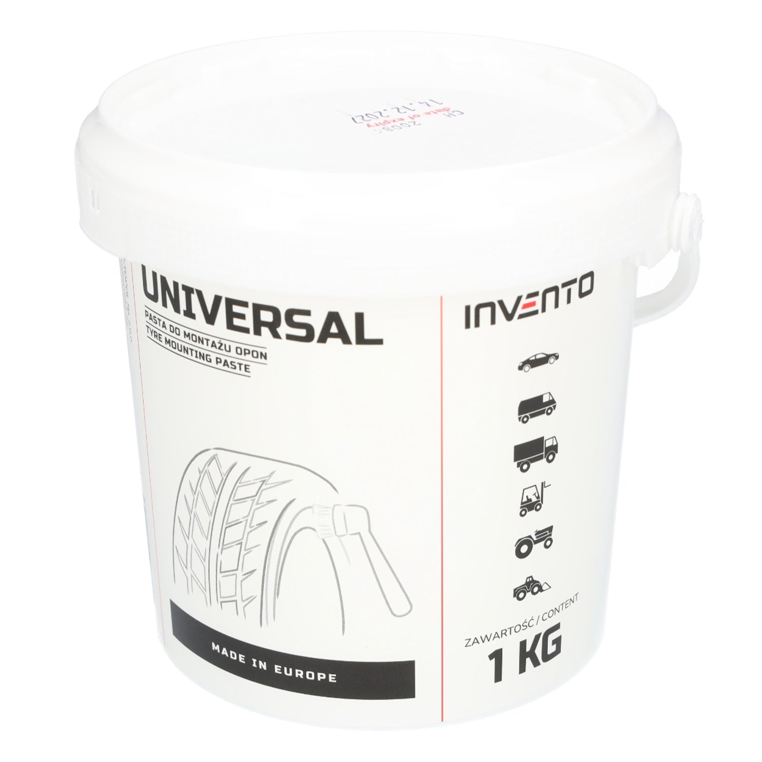 Univerzálna montážna pasta na pneumatiky Invento 1kg