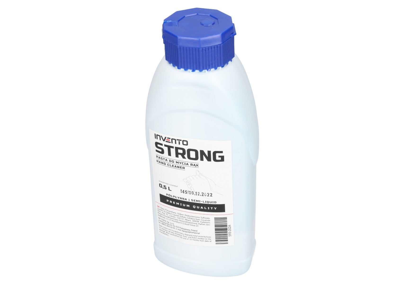 Gél na čistenie rúk 0,5l Strong Invento