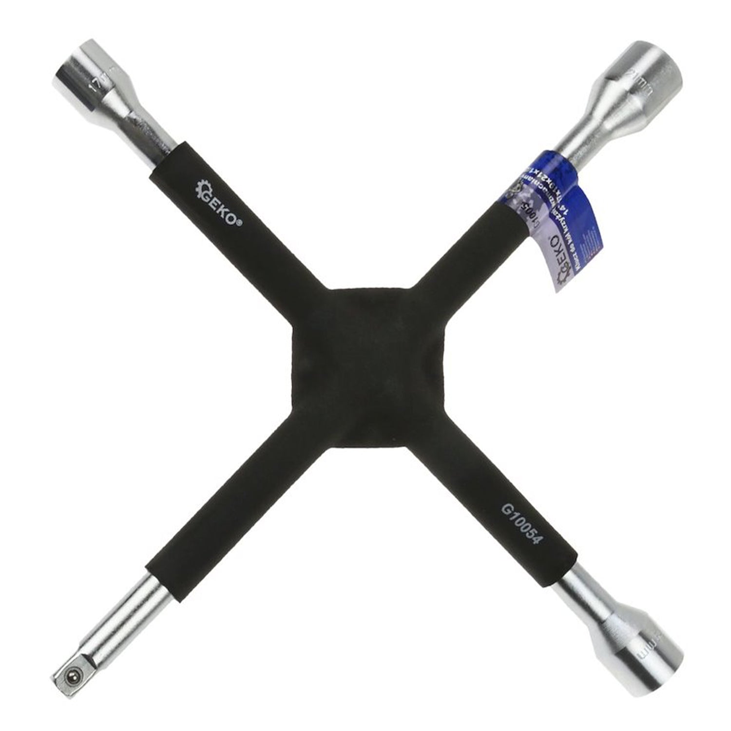 Krížový kľúč na kolesá 17-19-21mm, 1/2'', Geko