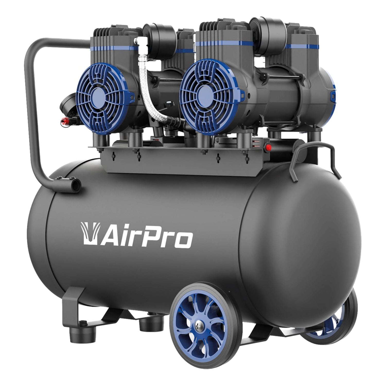 Tichý bezolejový kompresor s nízkou hlučnosťou 2 x 1.8hp 40l Airpro