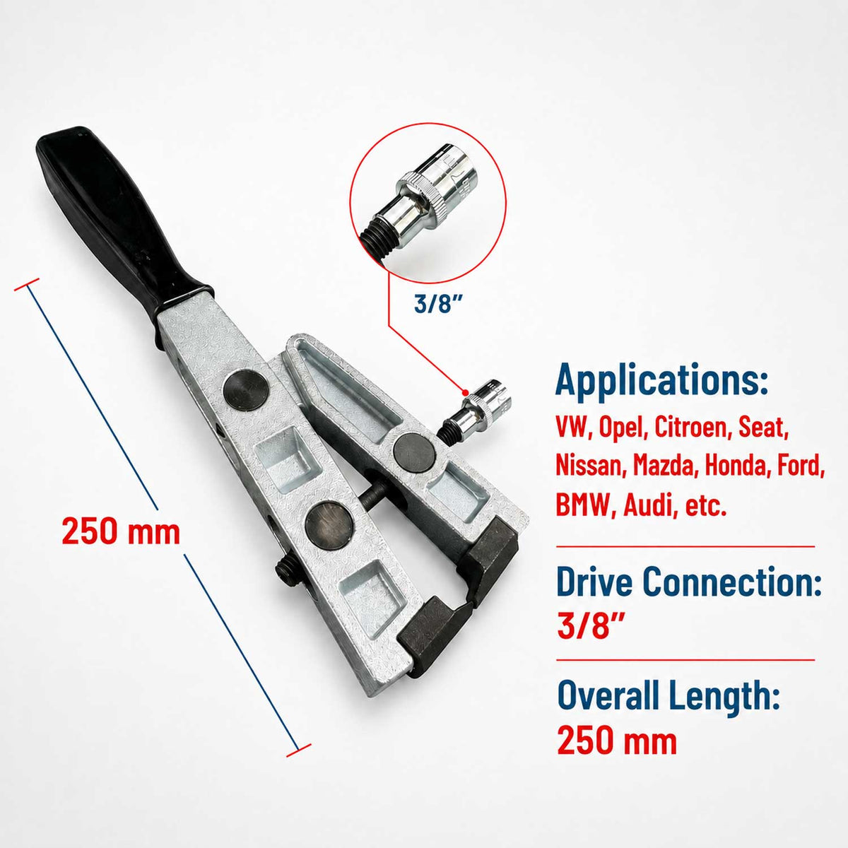 Kliešte na spony manžiet poloosi model 1, Gebo Tools