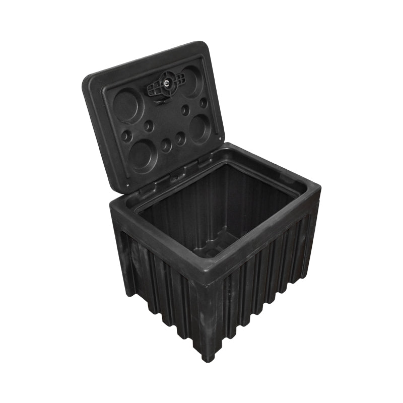Box na náradie, z čierneho plastu 380x400x500 mm