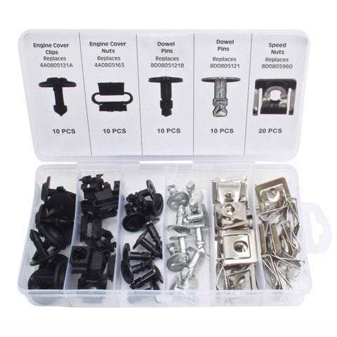 Súprava skrutiek a svoriek na upevnenie motorového štítu vag 60 dielov