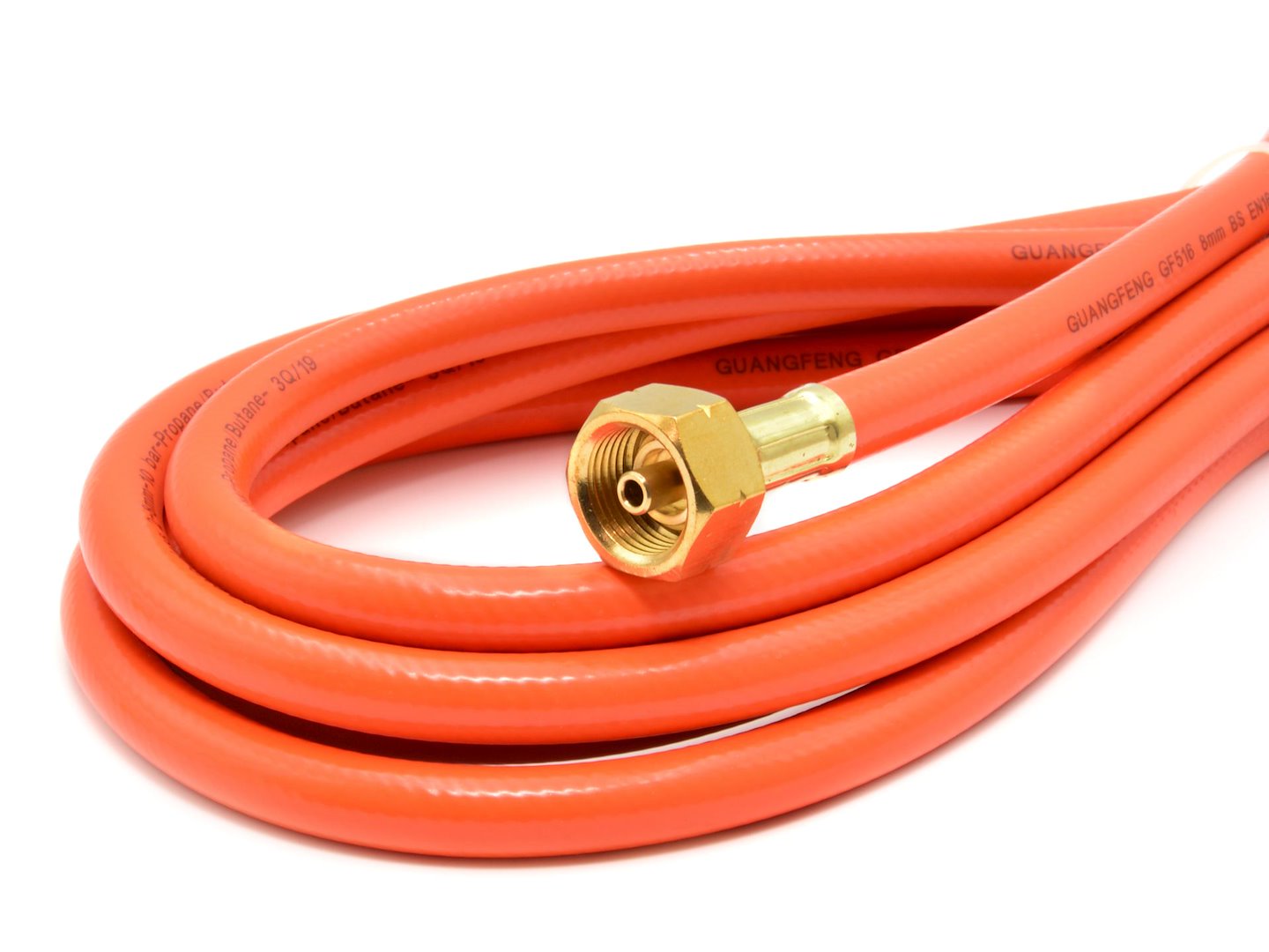 Plynová hadica 5m, profesionálna, pripojenie GW 3/8" W21.8mm, Geko