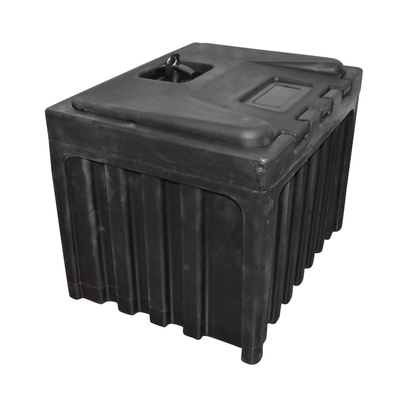 Box na náradie, z čierneho plastu 380x400x500 mm