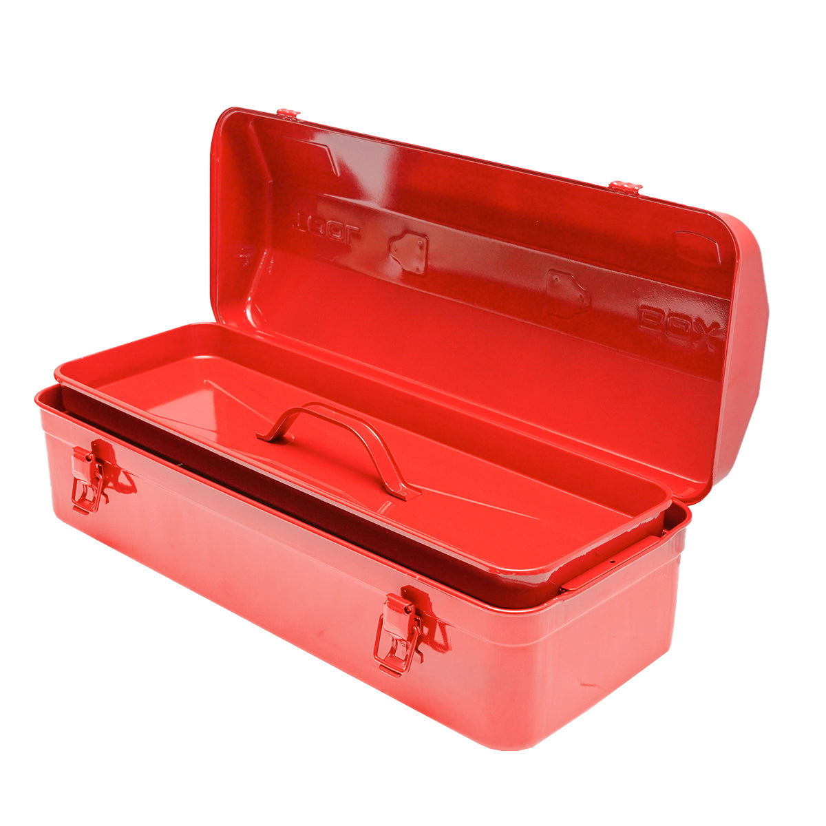 Kovoý box - kufrík na náradie, červený, 540x210x190mm Breckner Germany