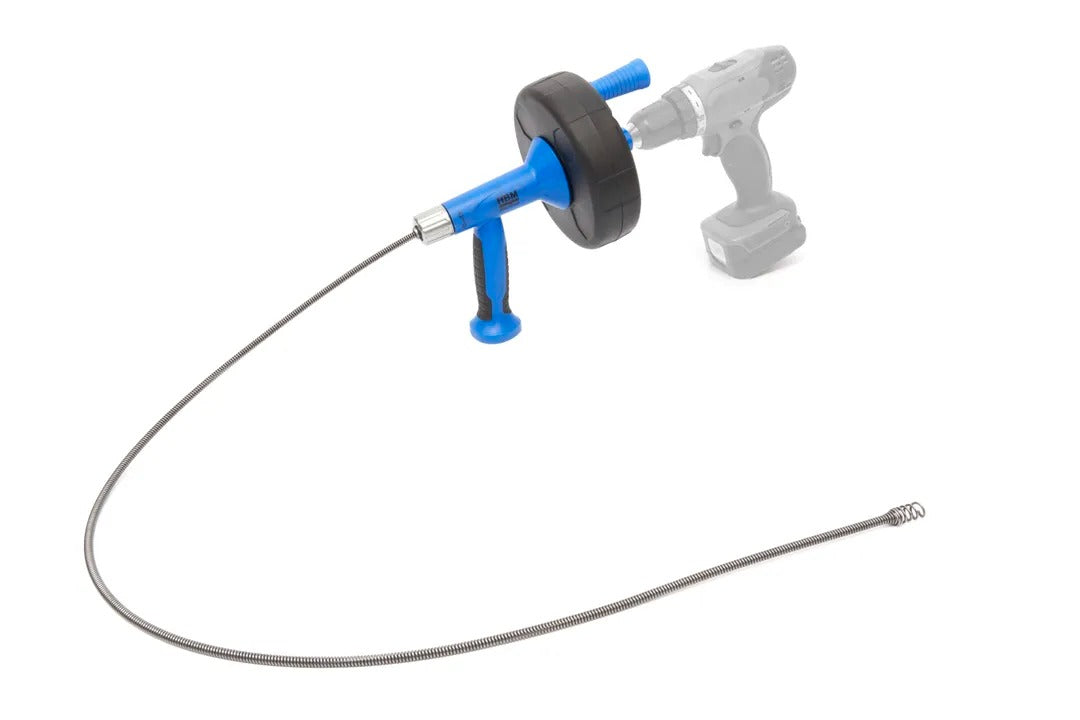 Špirála na čistenie odtokov 7,5 m, kompatibilná s vŕtačkou, pre potrubia s priemerom 30–50 mm, ideálna na drezy, odtoky a potrubia hbm holandsko