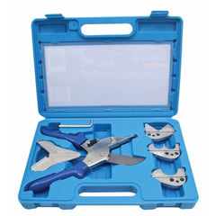 Súprava multifunkčných uhlových nožníc na rezanie tesnení, gumy a PVC rúr, 6 dielov