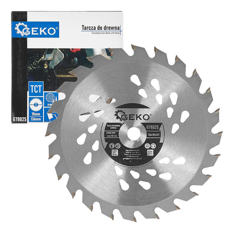 Vidiový kotúč na drevo pre kotúčovú pílu 136mm x 10mm x 24T