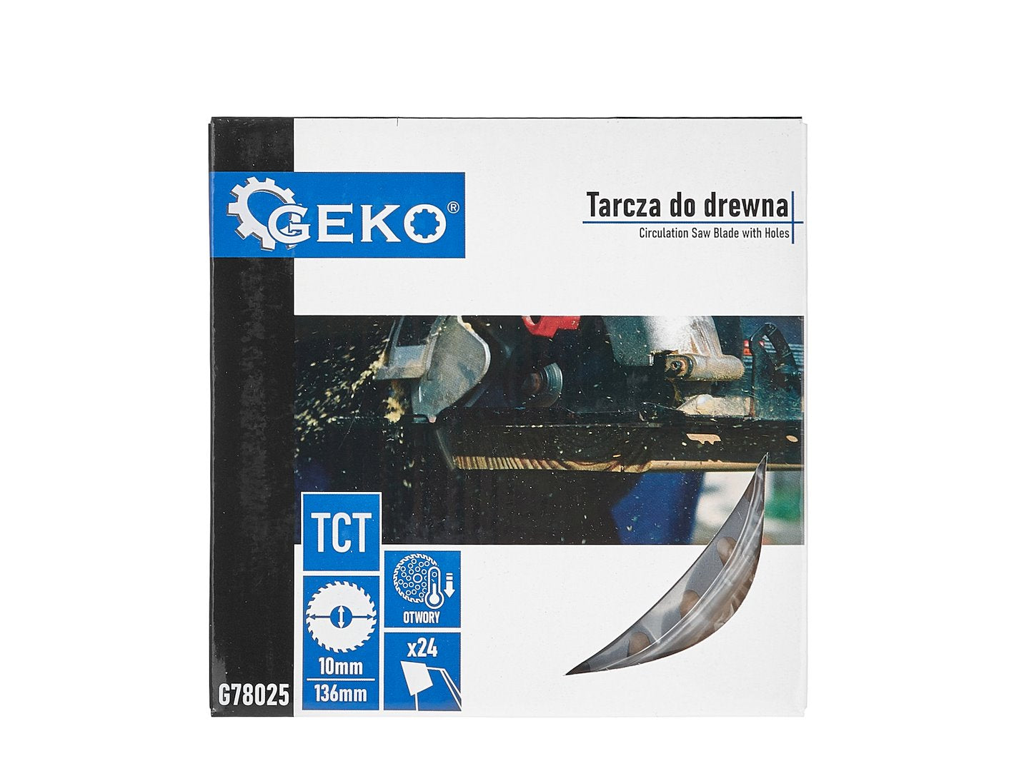 Vidiový kotúč na drevo pre kotúčovú pílu 136mm x 10mm x 24T