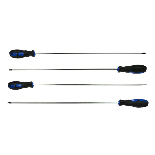 Sada 4 extra dlhých skrutkovačov 450mm