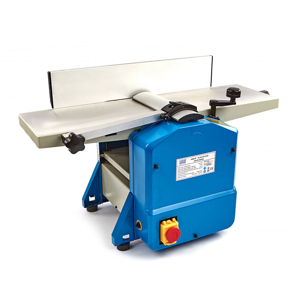 Hobľovačka a zrovnávačka 8", 1250W, 1,5hp, 8000ot/min