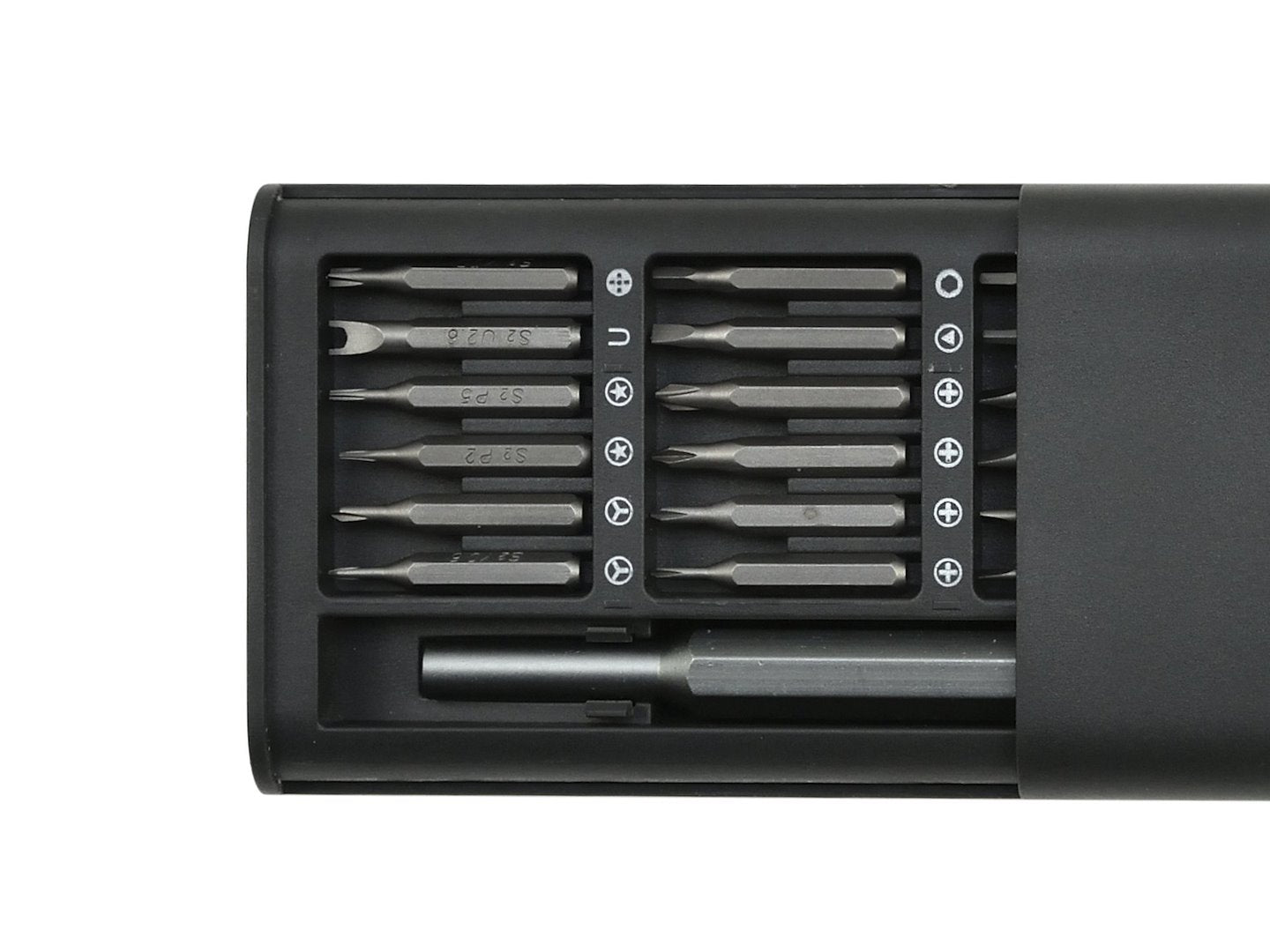Sada presného skrutkovača s 25 vymeniteľnými bitmi