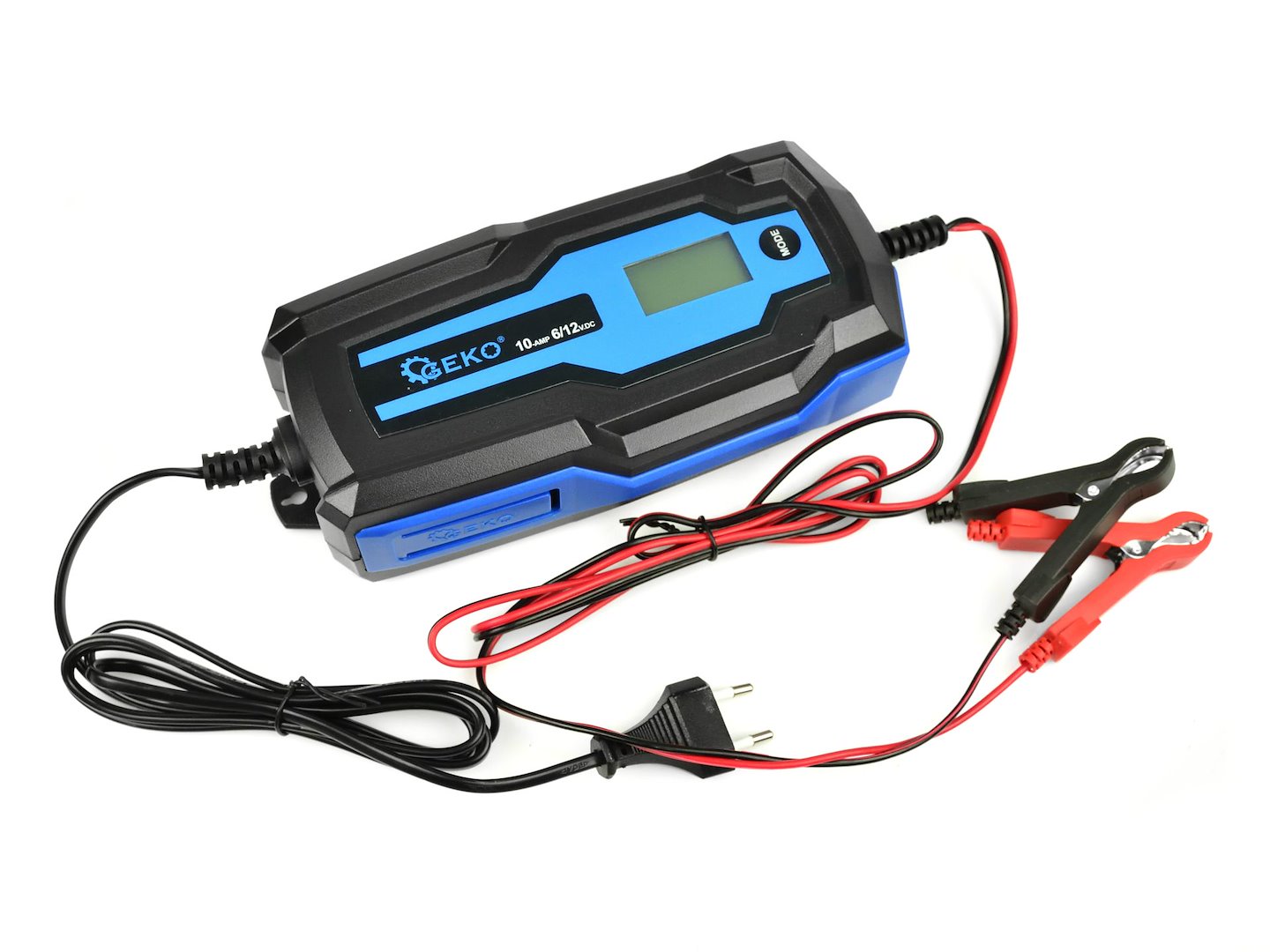 Automatická nabíjačka autobatérií 6/12V, 10A, s LCD displejom pre autobatérie 4 - 200Ah