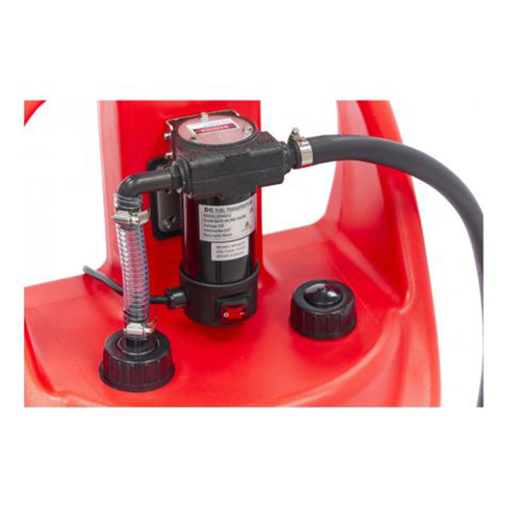 Mobilná čerpacia stanica na čerpanie nafty s nádržou 75l 40l/min 12V HBM