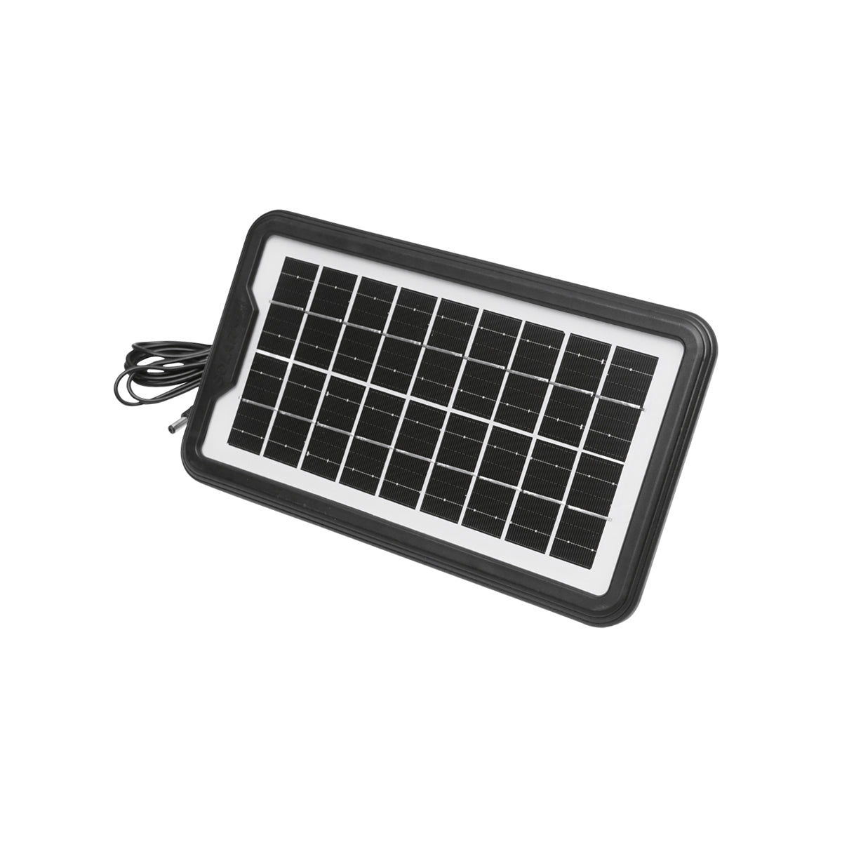 Prenosná sada LED osvetlenia, 3 žiarovky, reflektor, solárny panel a batéria 6V, 4,5Ah, vhodné na rybolov kempovanie GD-17