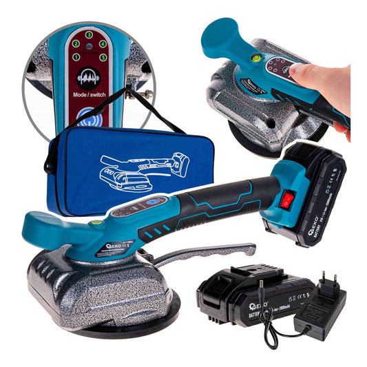 Vibračná prísavka na obklady a dlažbu na nivelovanie – 2 batérie, 21V, 2000mAh