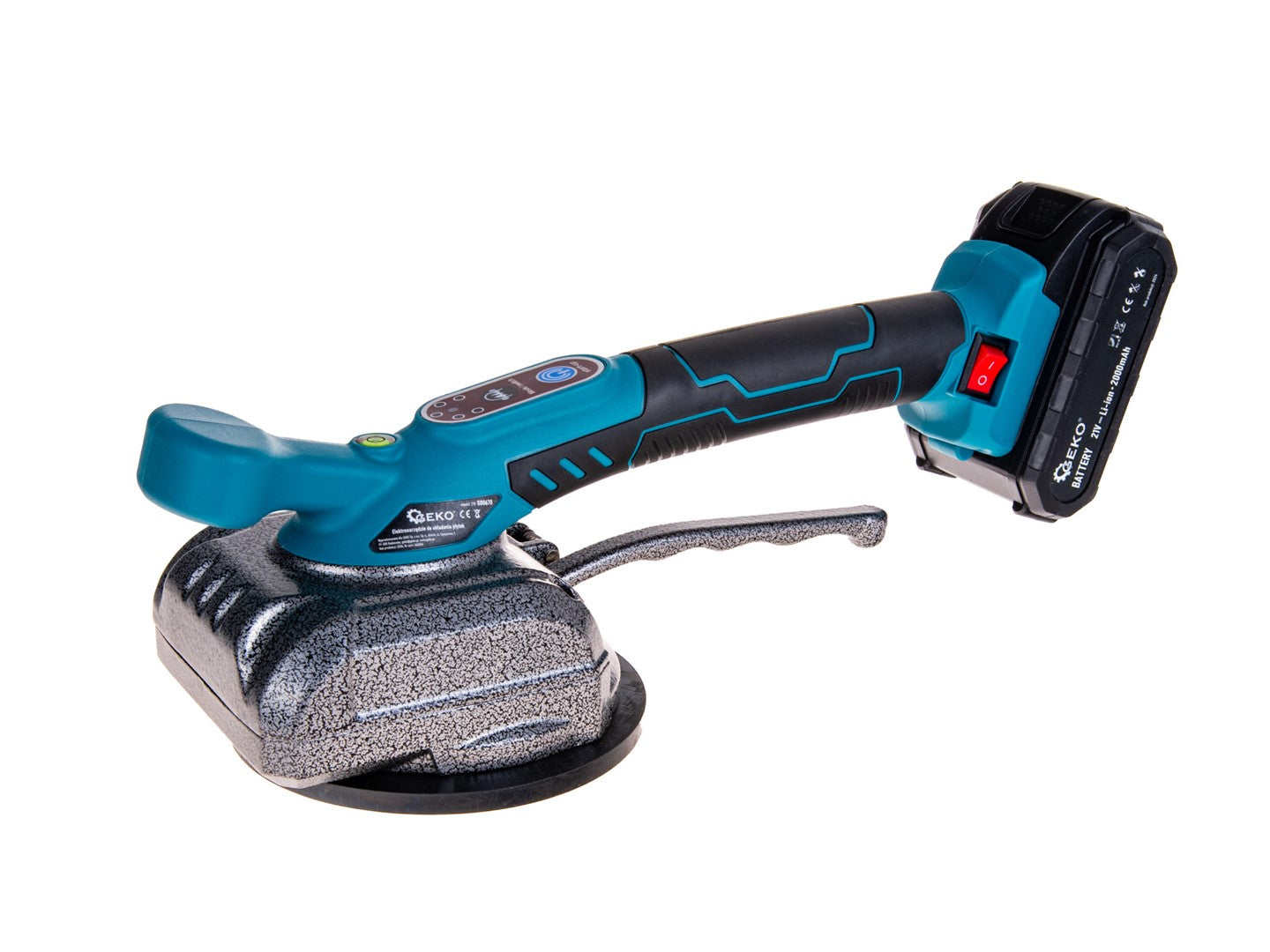 Vibračná prísavka na obklady a dlažbu na nivelovanie – 2 batérie, 21V, 2000mAh