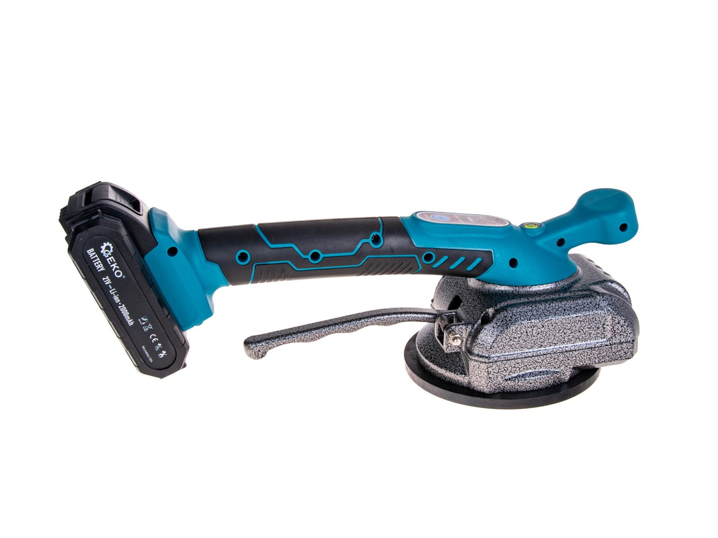 Vibračná prísavka na obklady a dlažbu na nivelovanie – 2 batérie, 21V, 2000mAh