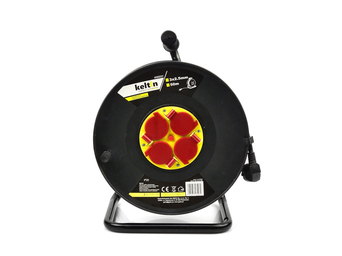 Bubnový predlžovací kábel 3 x 2,5 mm2, 50 m