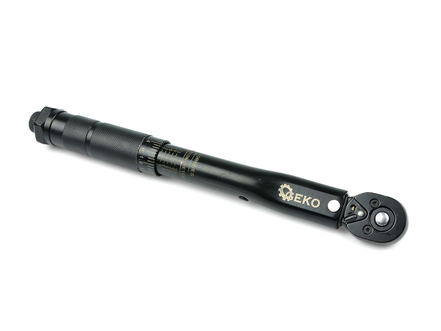 Momentový kľúč 1/4'', 5 - 25Nm, čierny, Geko