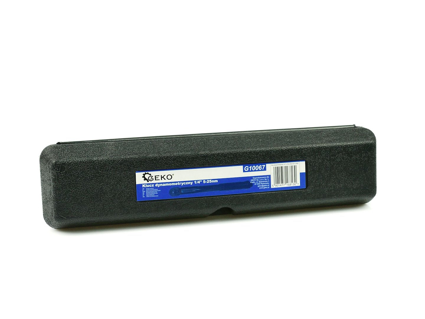 Momentový kľúč 1/4'', 5 - 25Nm, čierny, Geko