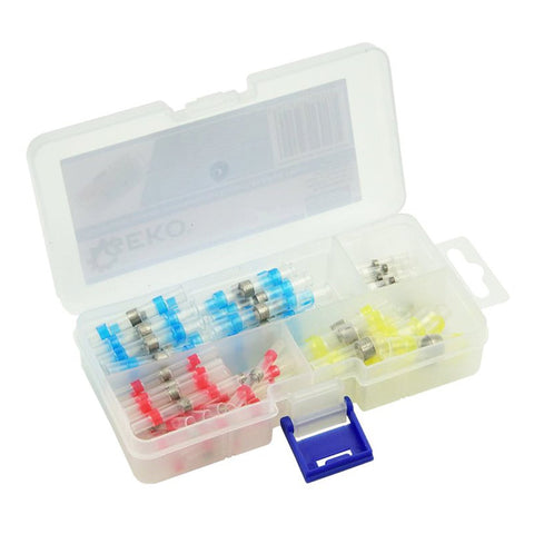 Sada zmršťovacích bužírok s cínom, 100ks Geko