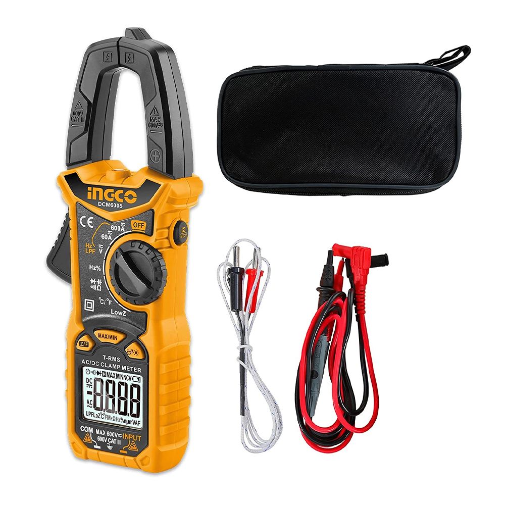 Digitálny kliešťový multimeter 600 Ingco