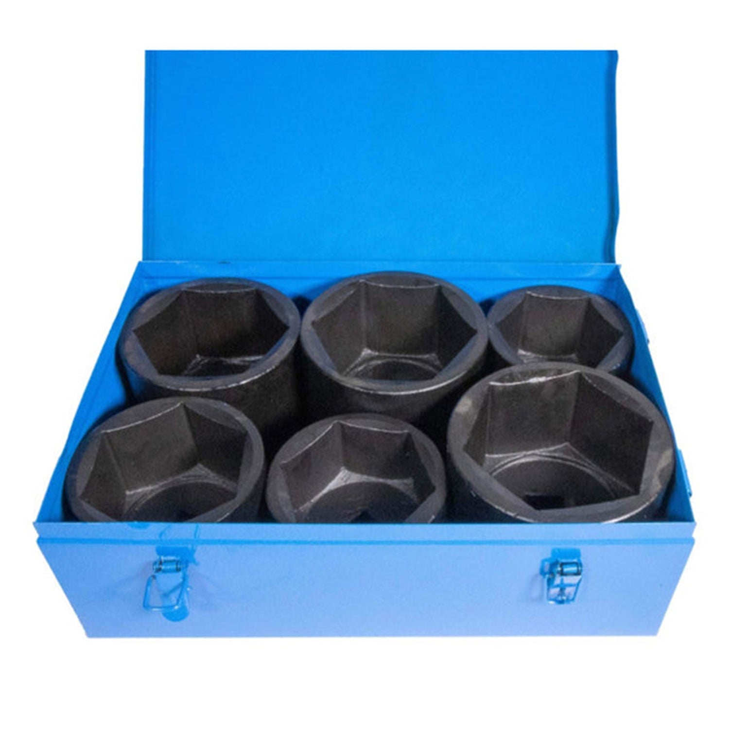 Súprava šesťhranných rázových nástrčných kľúčov 1'', 80–105 mm, 6 kusov