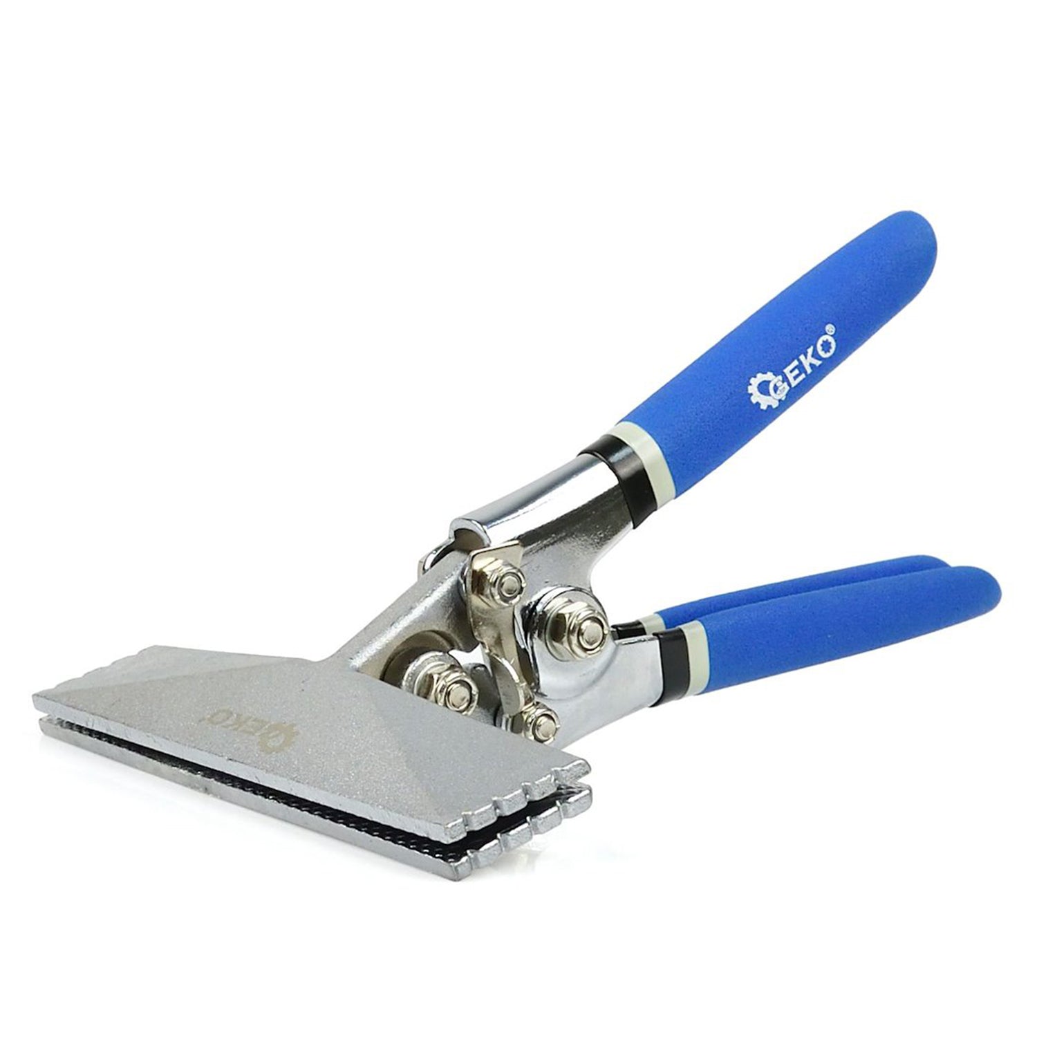 Kliešte na ohýbanie a tvarovanie plechu pre klampiarov a strechárov 210mm, 150 x 35mm Geko