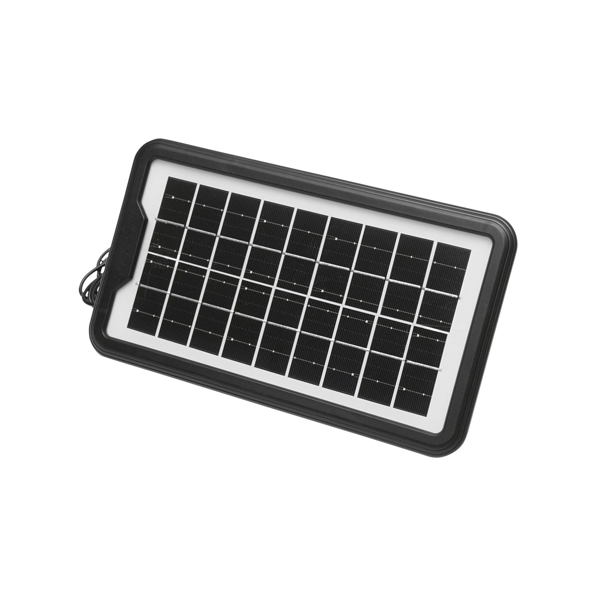 Prenosná sada LED osvetlenia, 3 žiarovky, reflektor, solárny panel a batéria 6V, 3Ah, vhodné na rybolov kempovanie GD-8017COB