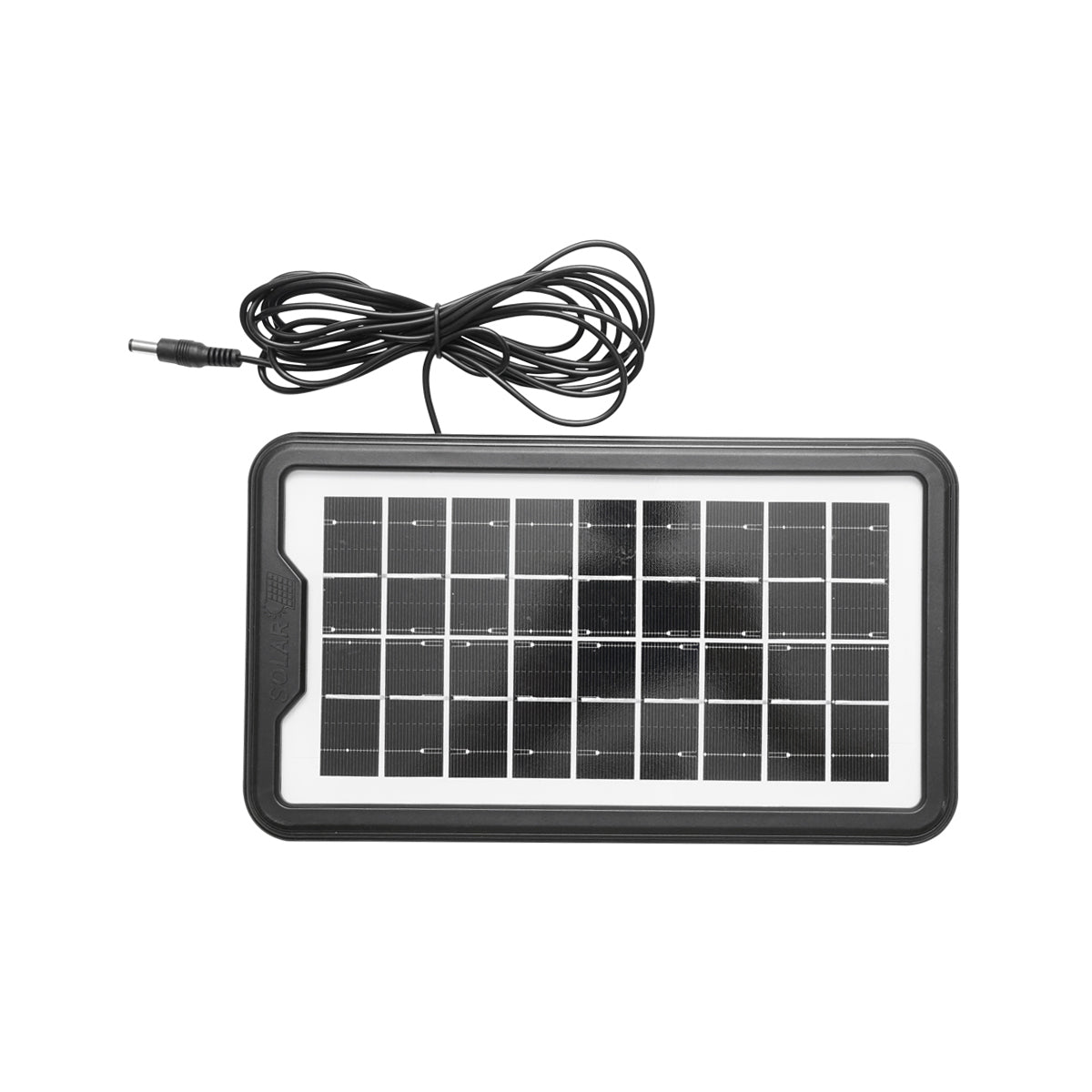 Prenosná sada LED osvetlenia, 3 žiarovky, reflektor, solárny panel a batéria 6V, 3Ah, vhodné na rybolov kempovanie GD-17