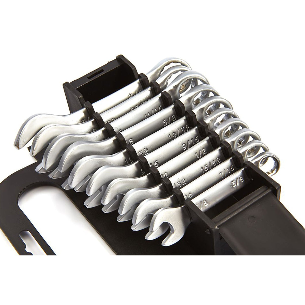 Sada krátkych kombinovaných očkoplochých kľúčov v palcoch 3/8" – 3/4" HBM  Machines