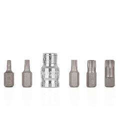 Sada Spline bitov s adaptérom M5 - M12, 6ks, Geko