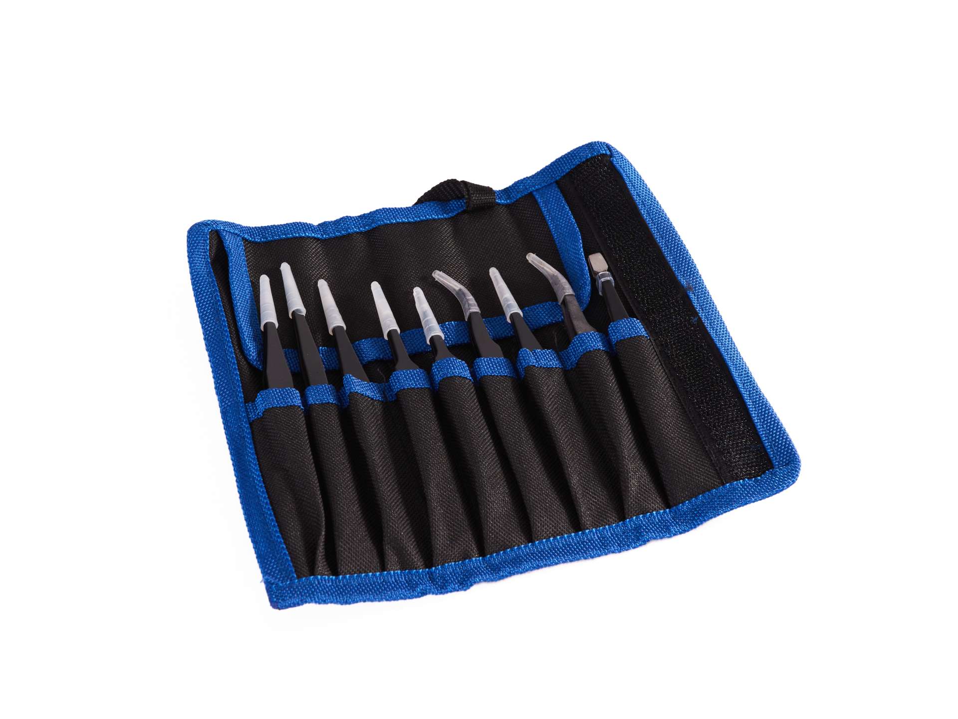 Súprava 9 kovových pinziet na precíznu prácu