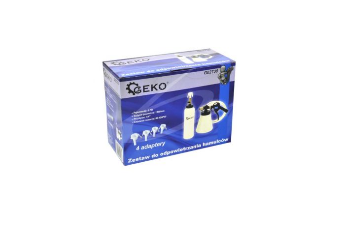 Univerzálne zariadenie na odvzdušnenie a výmenu brzdovej kvapaliny s adaptérmi