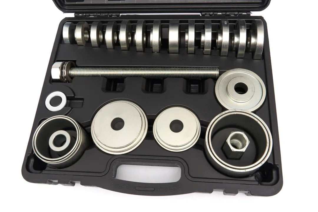 Sťahovák silentblokov, ložísk, nábojov a kolies s adaptérmi 31ks HBM