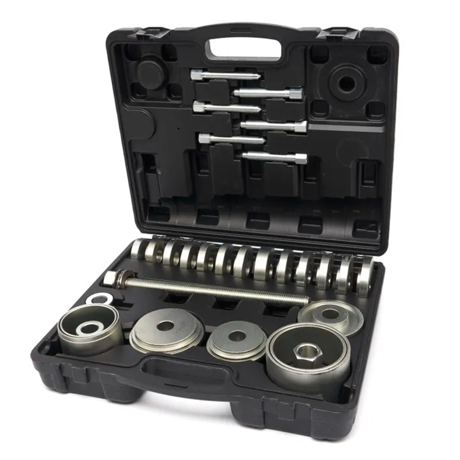 Sťahovák silentblokov, ložísk, nábojov a kolies s adaptérmi 31ks HBM